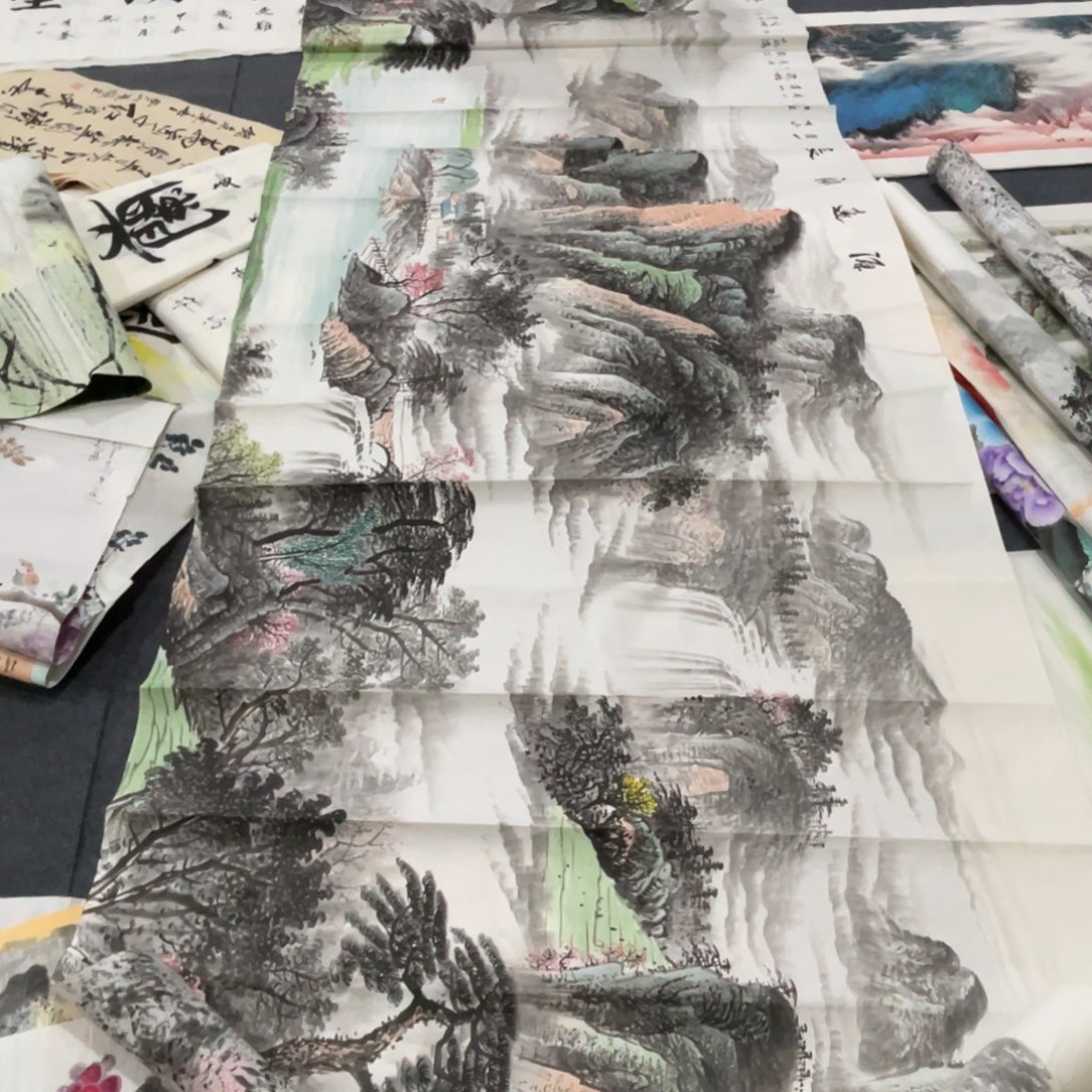 国画处理作品看好再拍哦