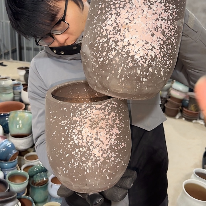 高度22口17啦啦花盆