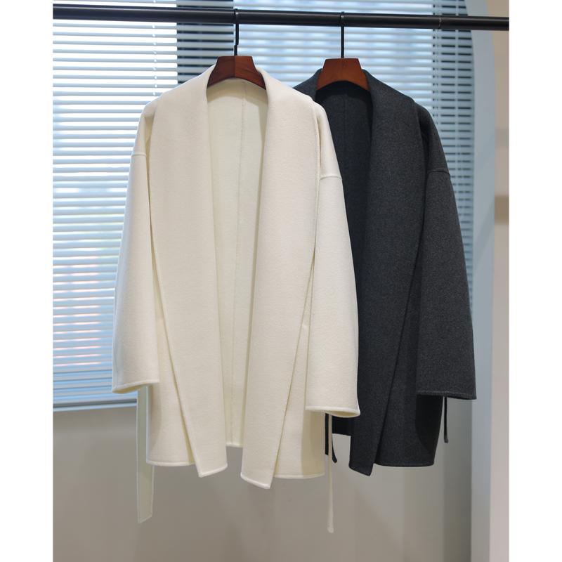 【珑玉】良辰媄锦绵羊毛秋冬中长款外套大衣衣长约80CM