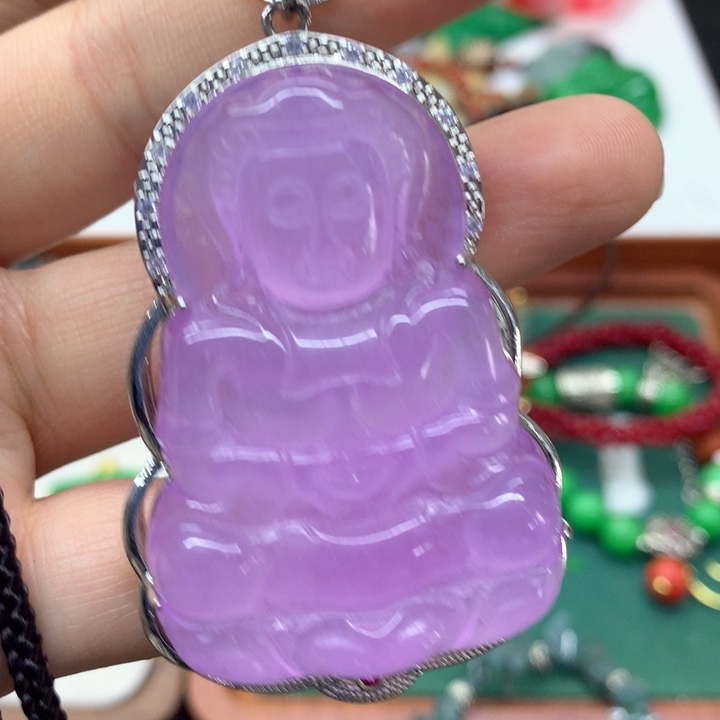 颈饰未镶嵌翡翠吊坠