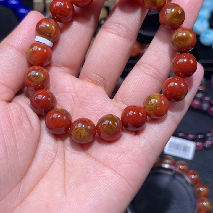 水晶手串未镶嵌极光手链