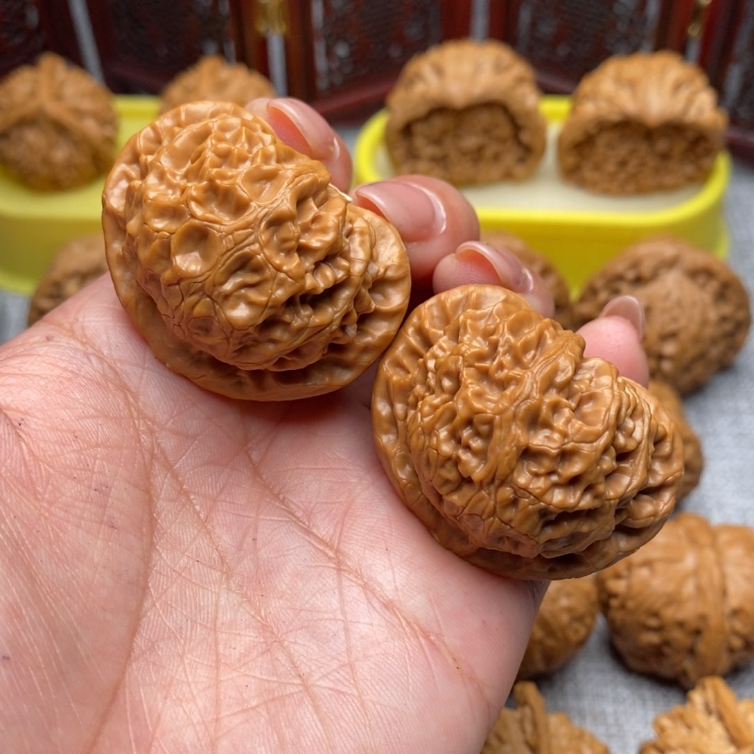 文玩核桃把件宫灯42全