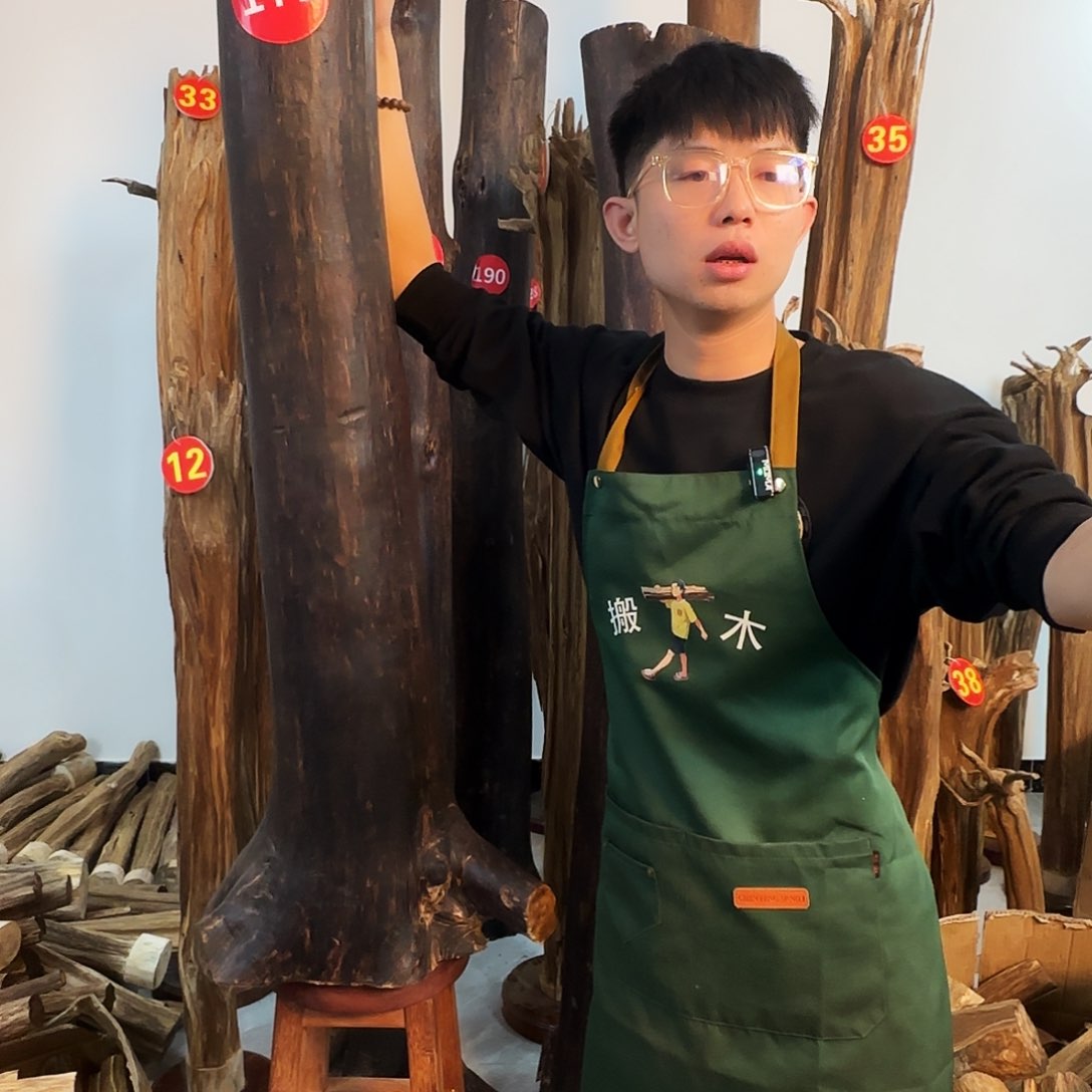 沉香摆件天然沉香原木摆件➕底座