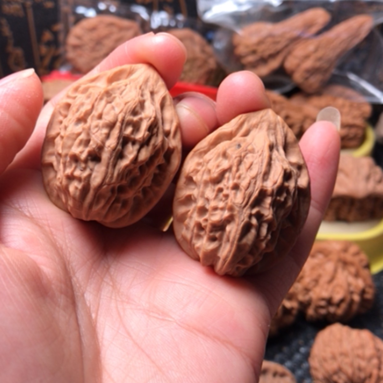 【闪购商品】摆件核桃野生鸡心