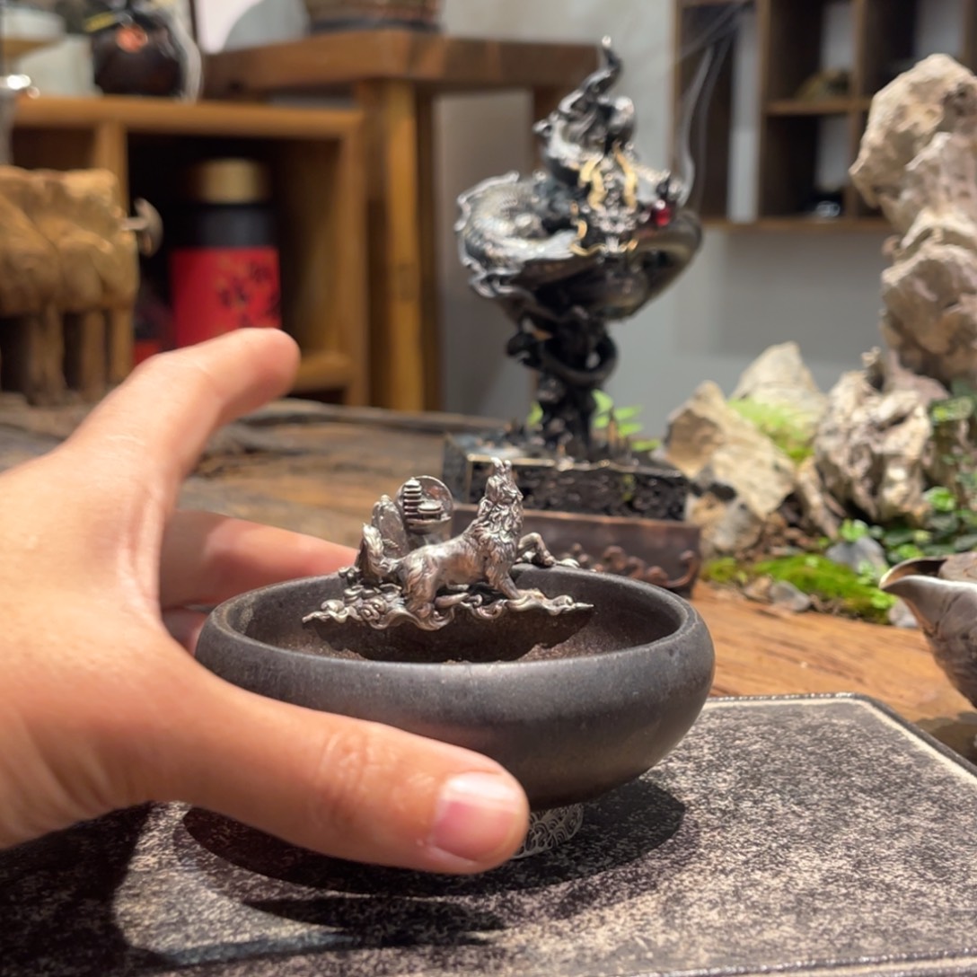 郁***黑陶狗主人杯11111111