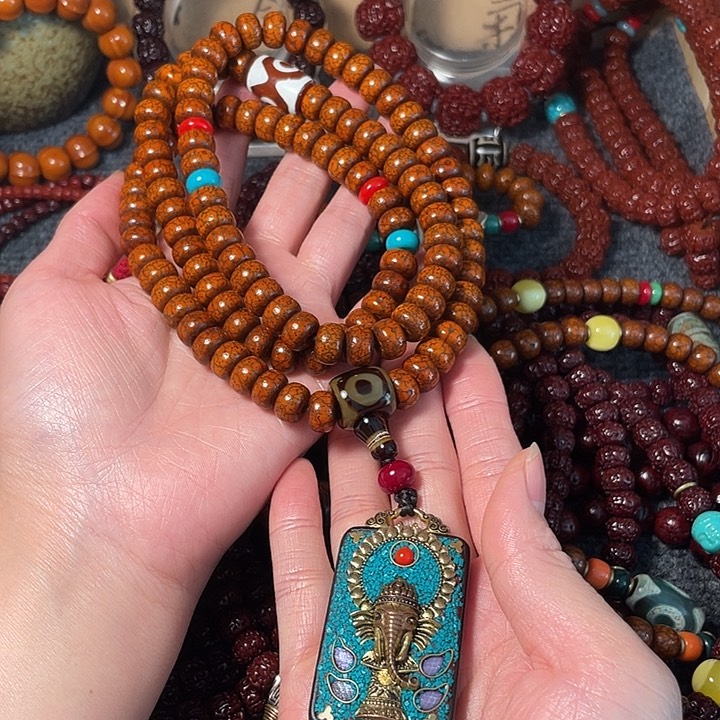 金刚菩提吊坠牛***丝吊坠