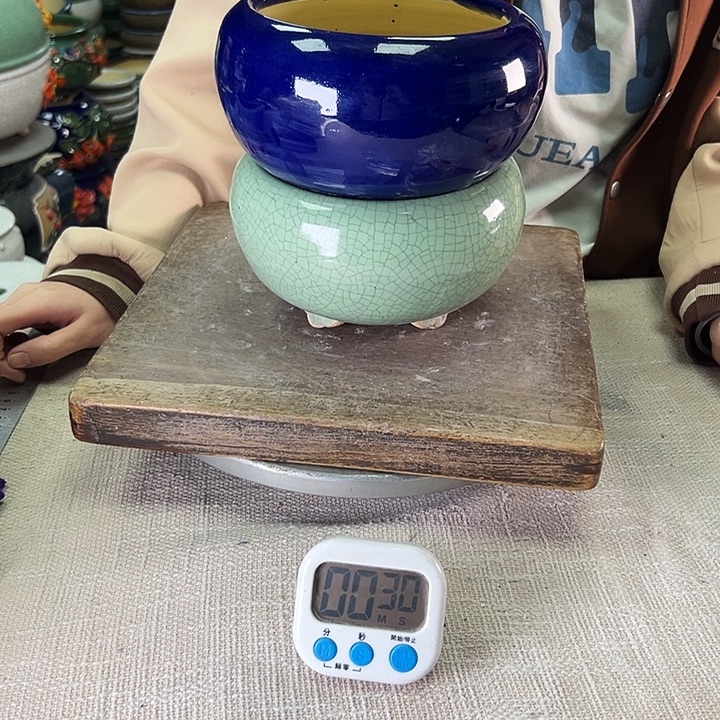 泳坤堂石湾花盆陶瓷