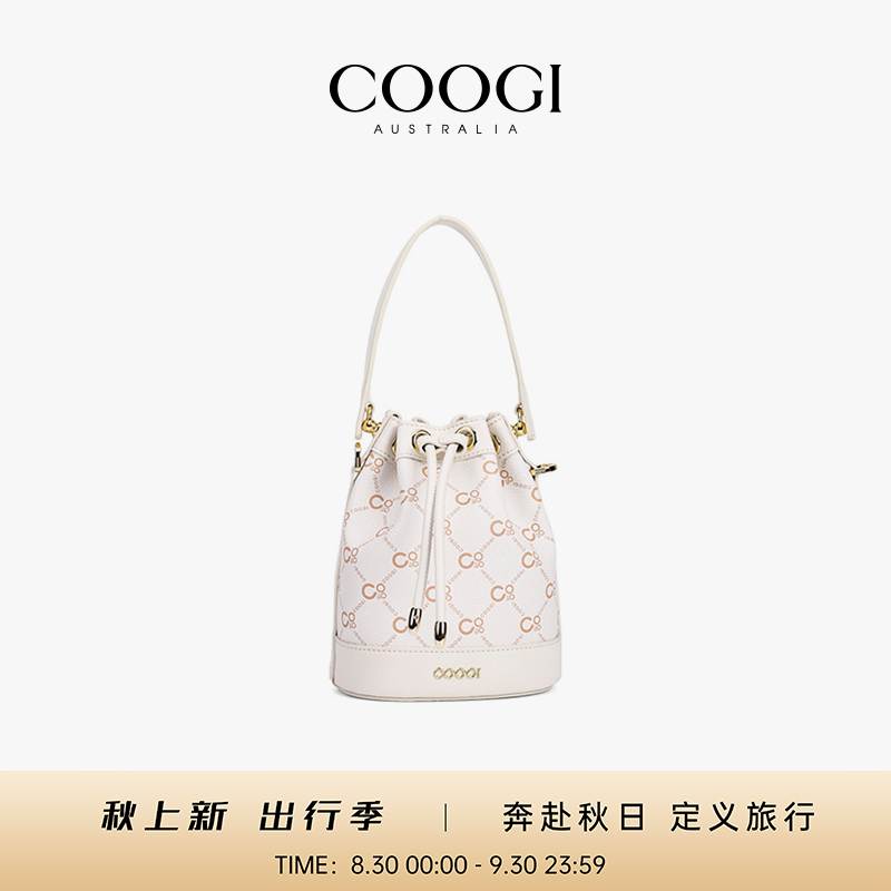 COOGI老花水桶包 时尚潮流斜挎包手机包欧若风送老婆