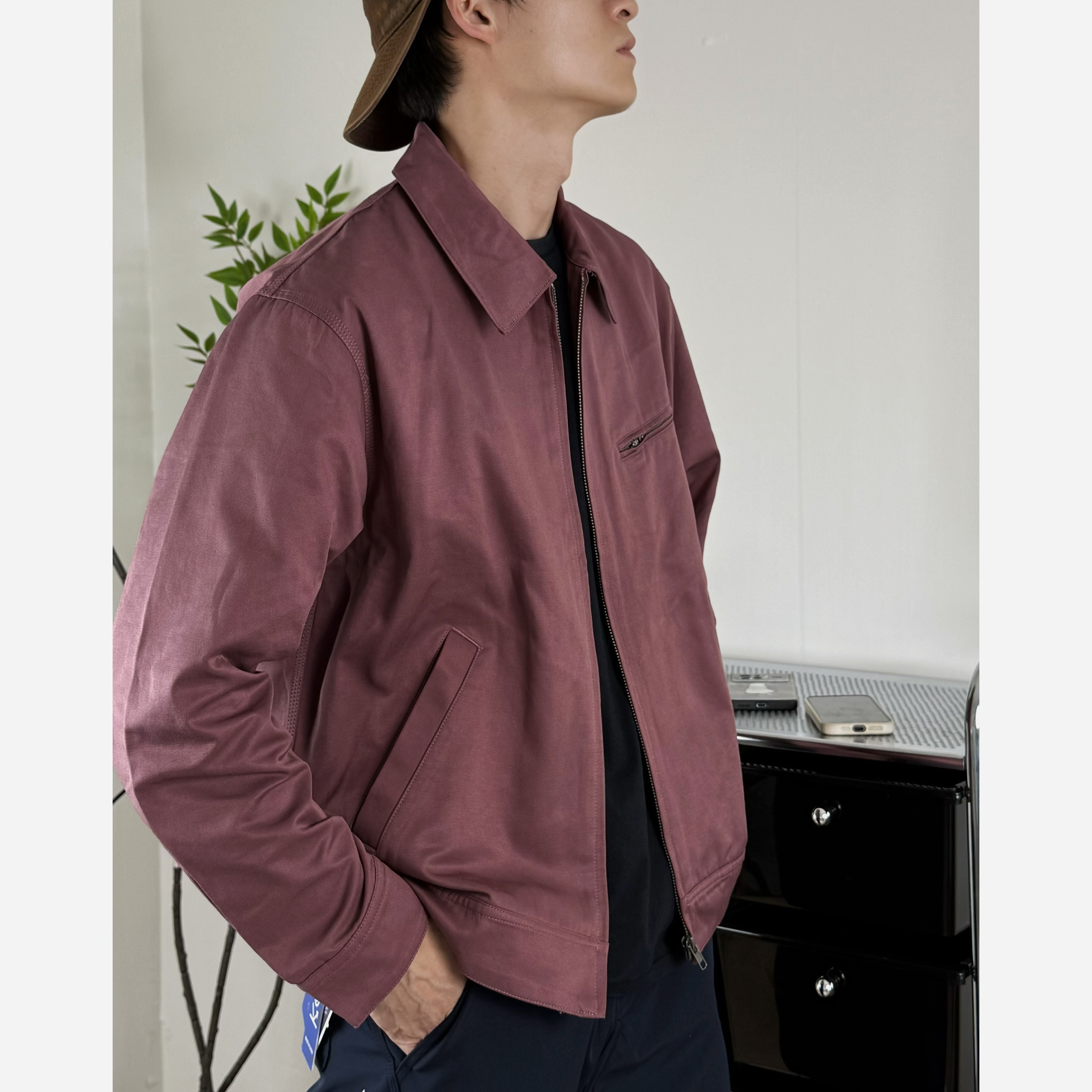 U版底特律春秋夹克外套情侣款工装休闲上衣翻领夹克