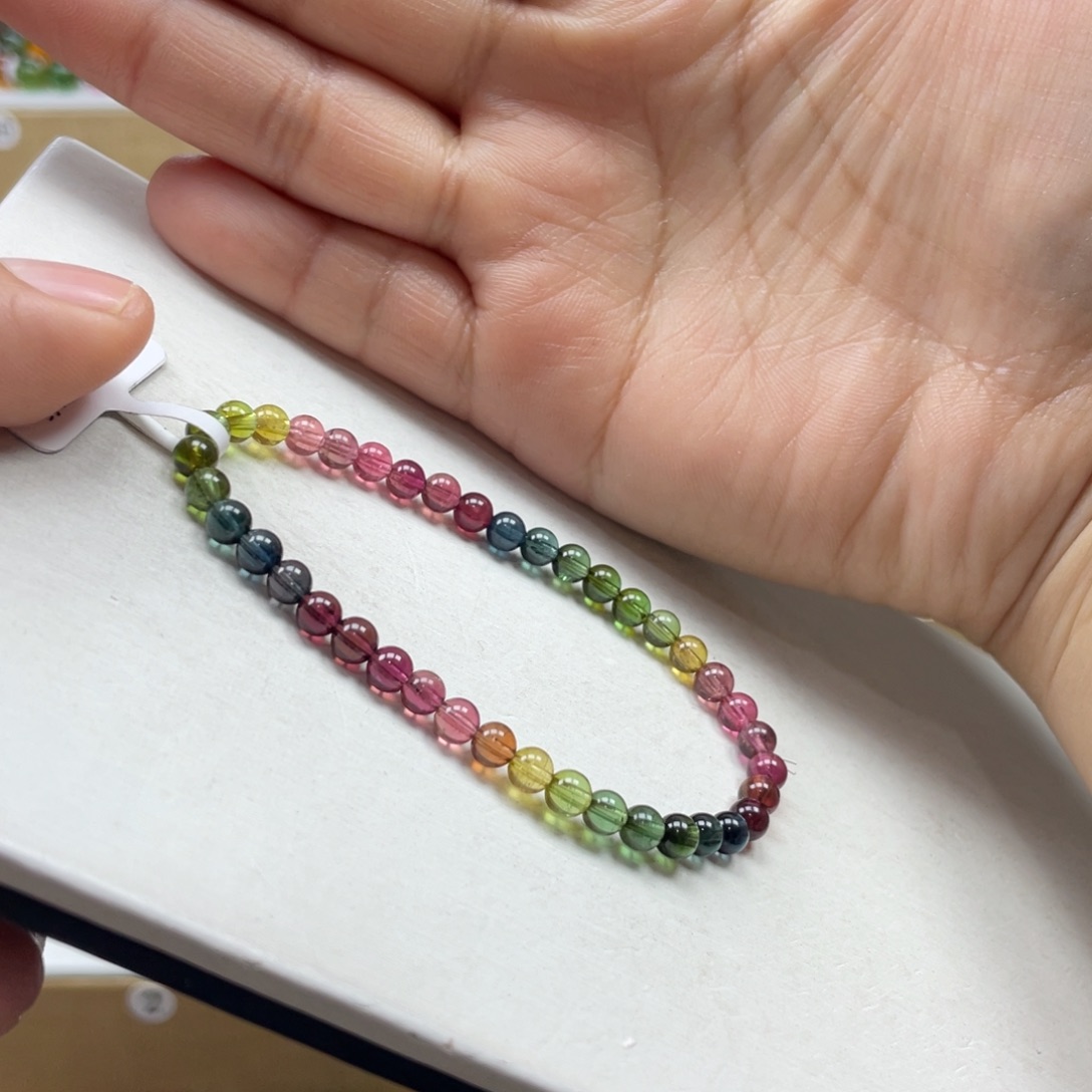 碧玺手串未镶嵌4.5mmmmmmmmmmmmmmmmmmm