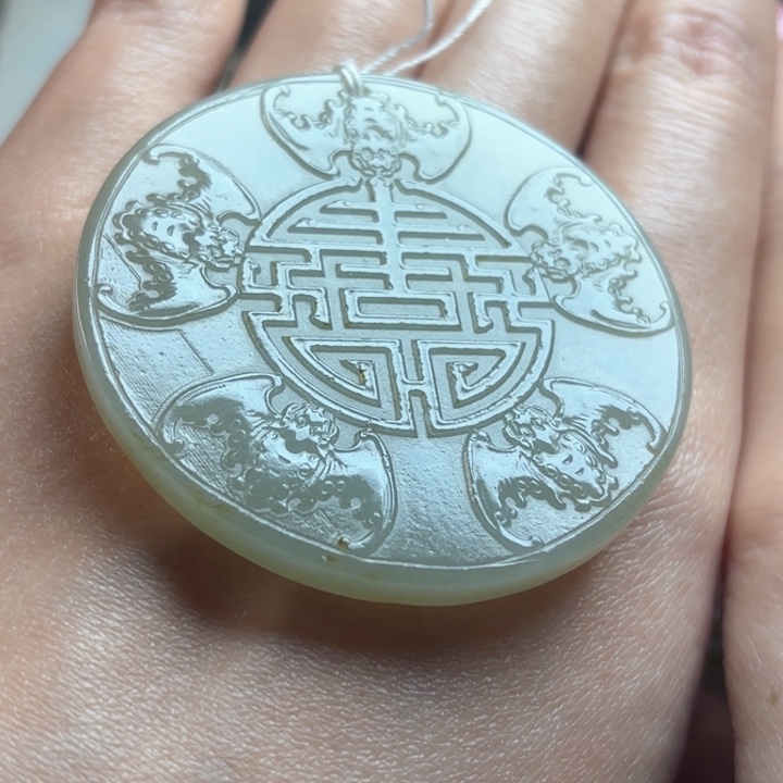 和田玉挂件未镶嵌肩*肩