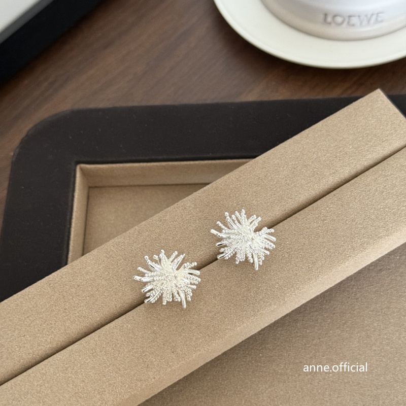 铜合金耳饰 小众设计感蒲公英百搭耳钉【R402】