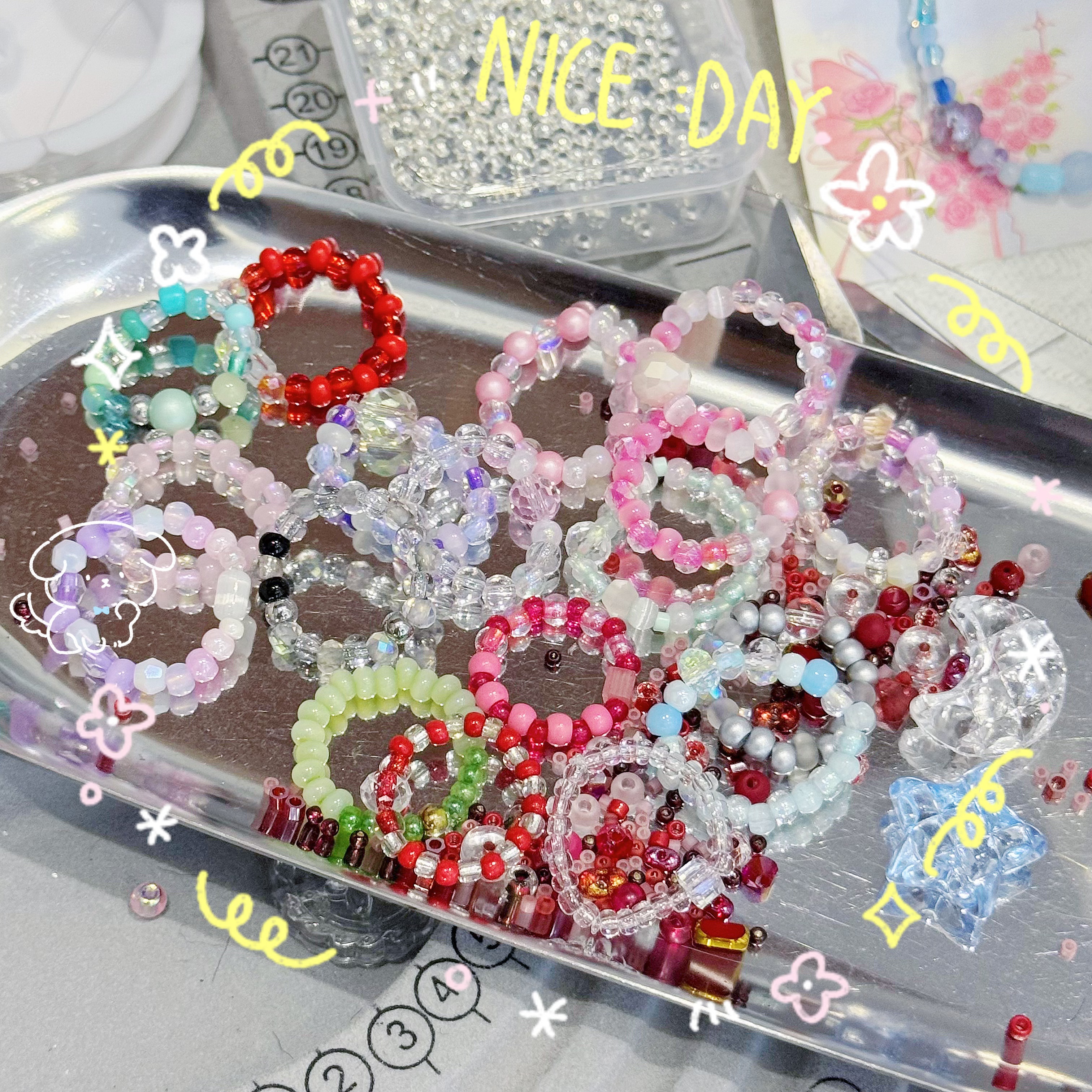 手工DIY编制戒指