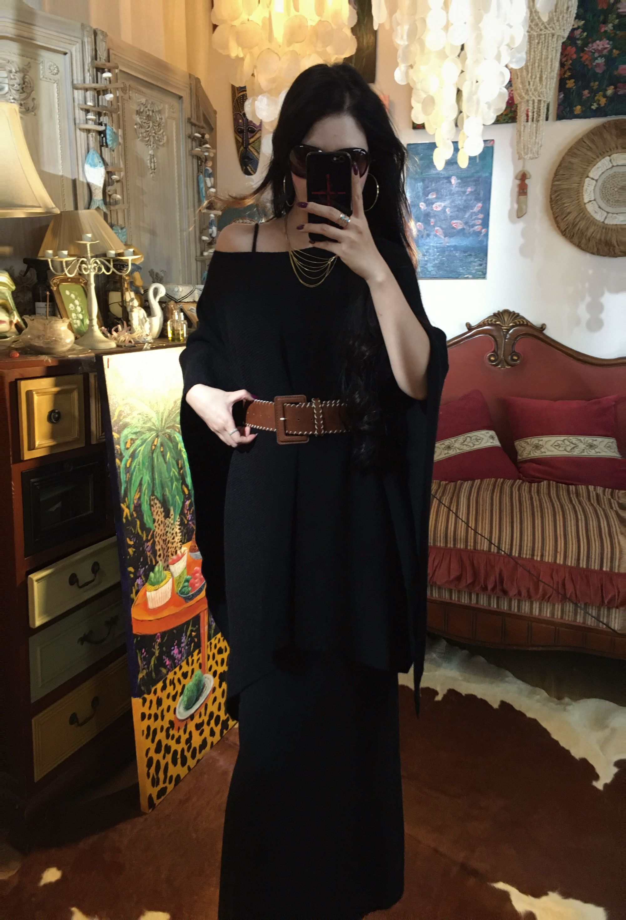 贾大猫《牧神黄昏》2025秋冬新品时尚气质简约针织套装裙-M206