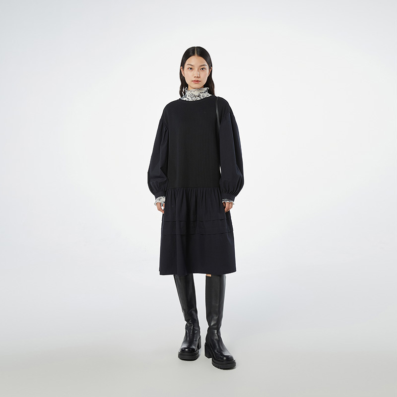 【王雪糕专属】播气质通勤连衣裙旧巷听风BDQ1LD0052