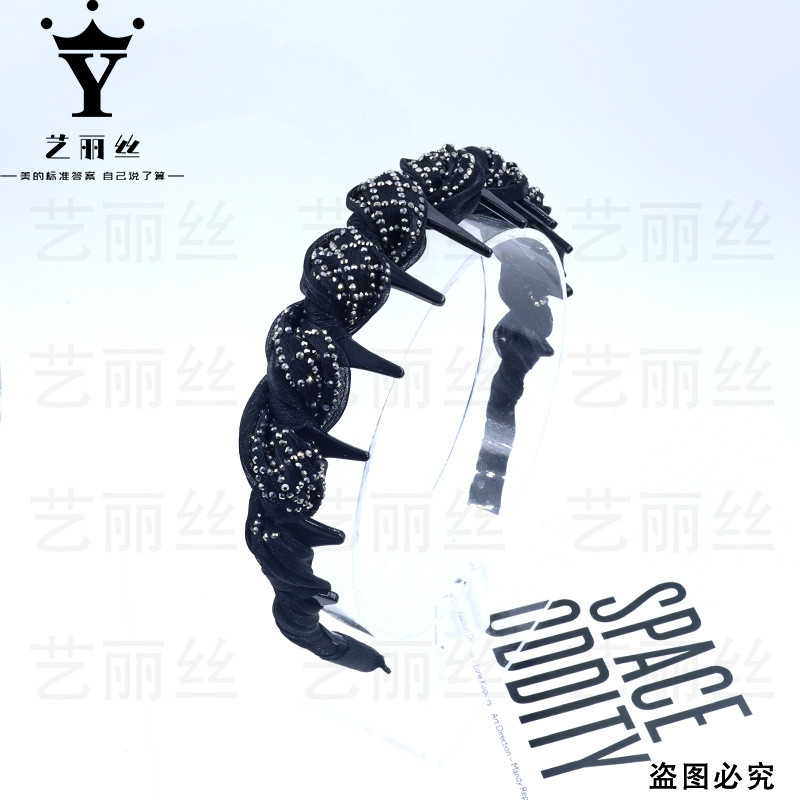 艺丽丝 东方之珠 小香风菱格 [香格里拉]高级气质网纱款发箍YL102