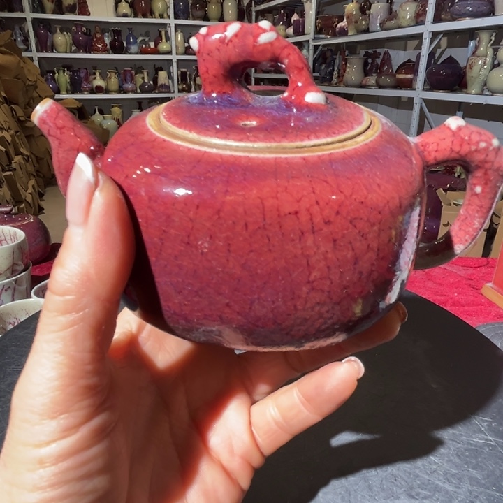 牛家钧窑牛自恒老师钧瓷微瑕