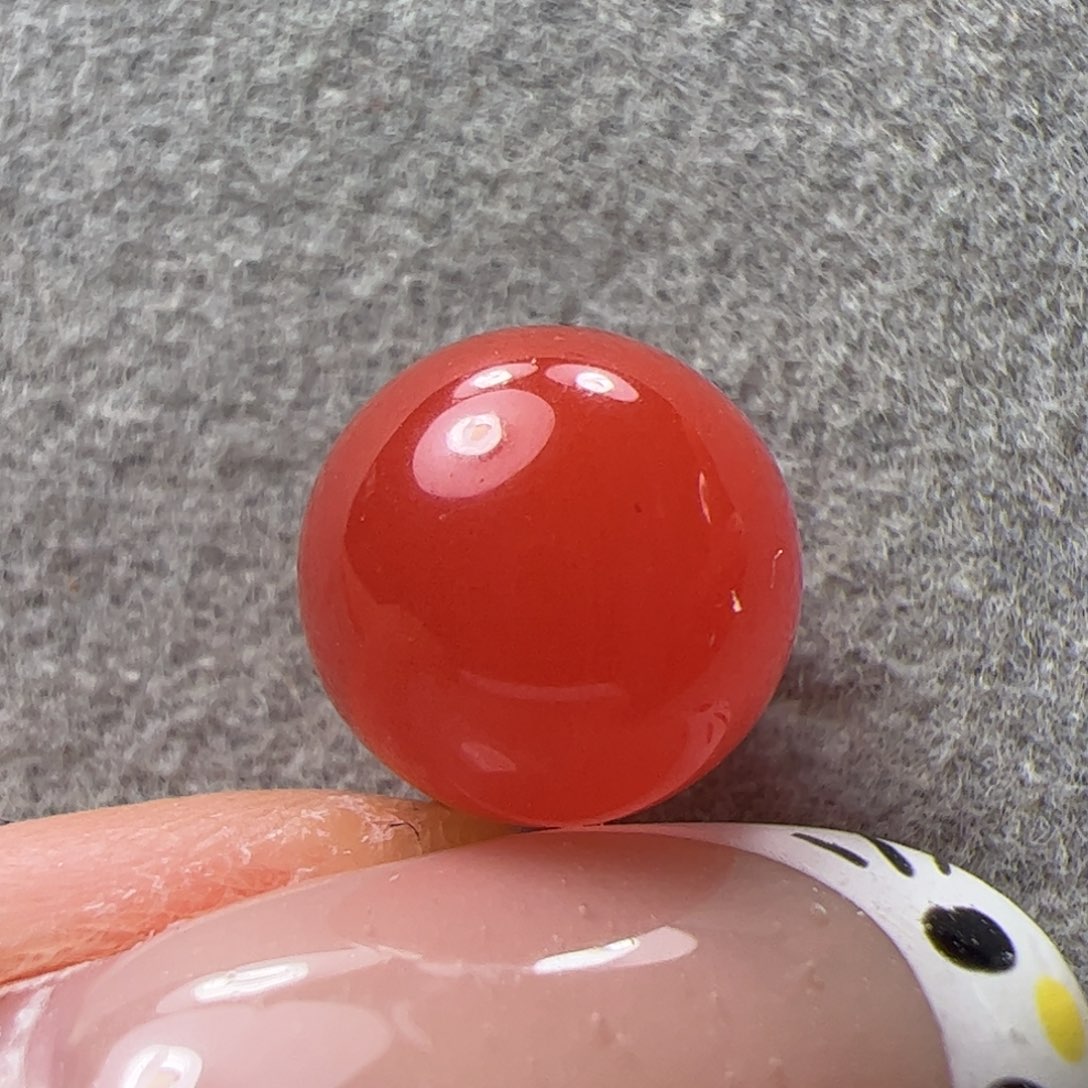 南红玛瑙9.5单珠（特价不支持退换）未镶嵌