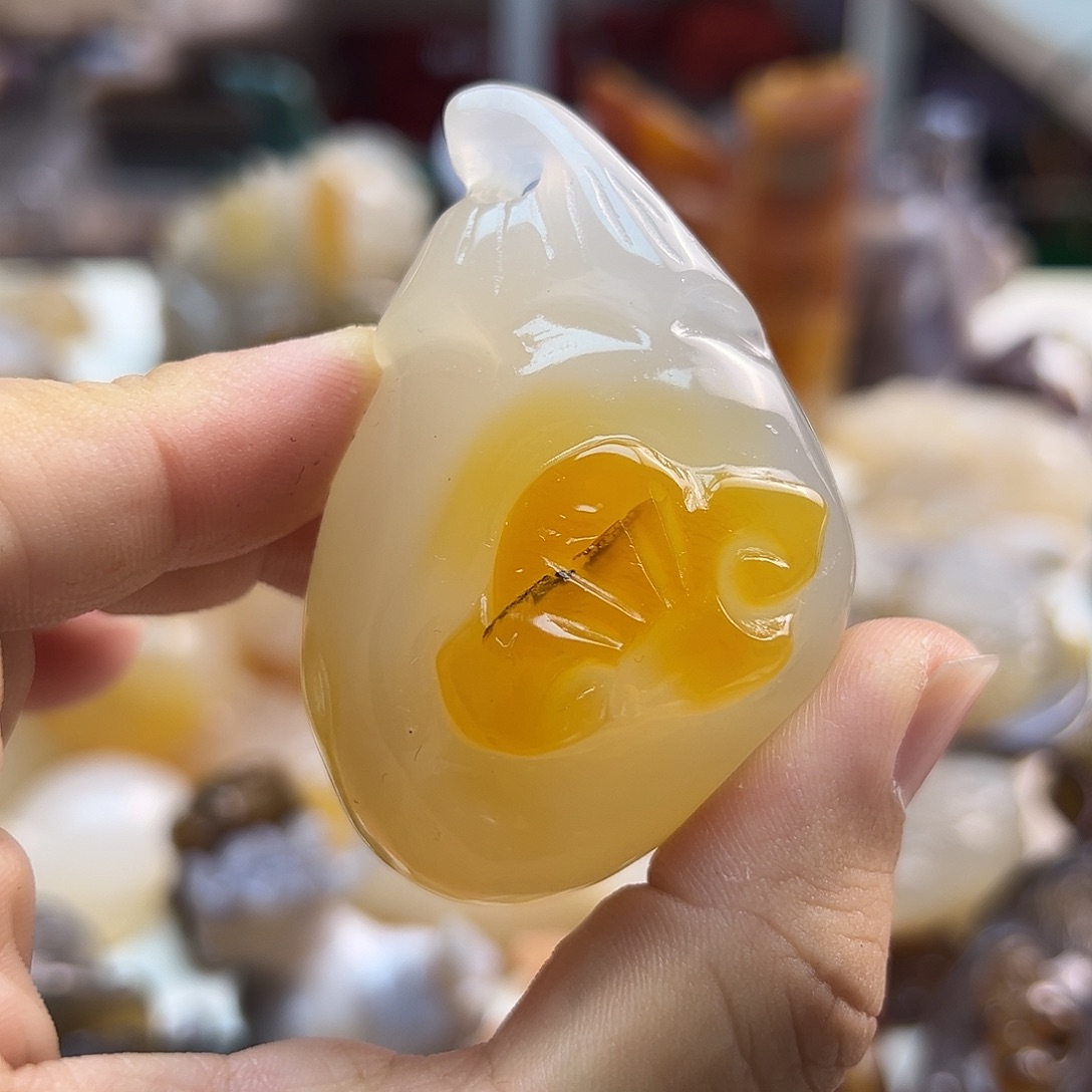 玛瑙/玉髓未镶嵌颈饰