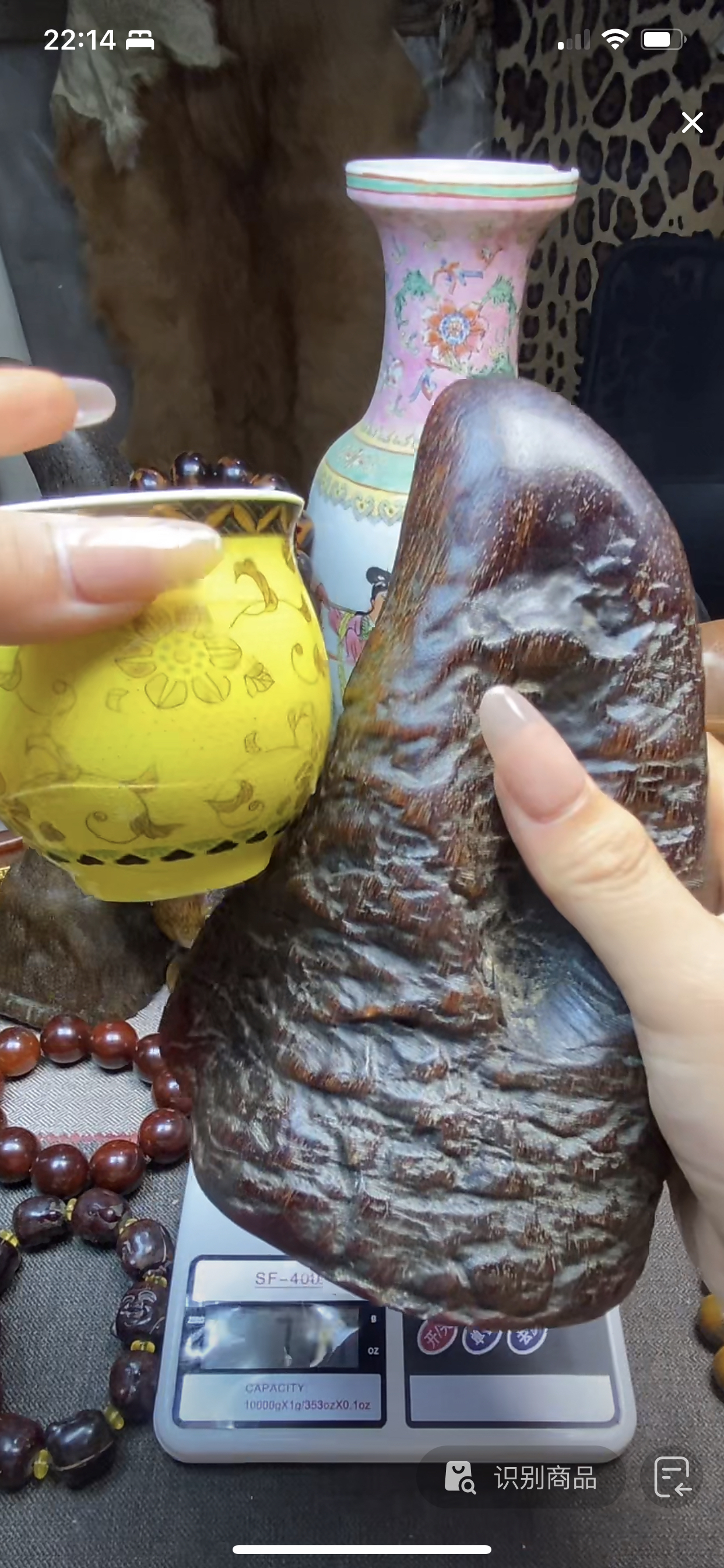 青花瓷陶瓷小瓷瓶客厅博古架酒柜工艺品装饰品摆件