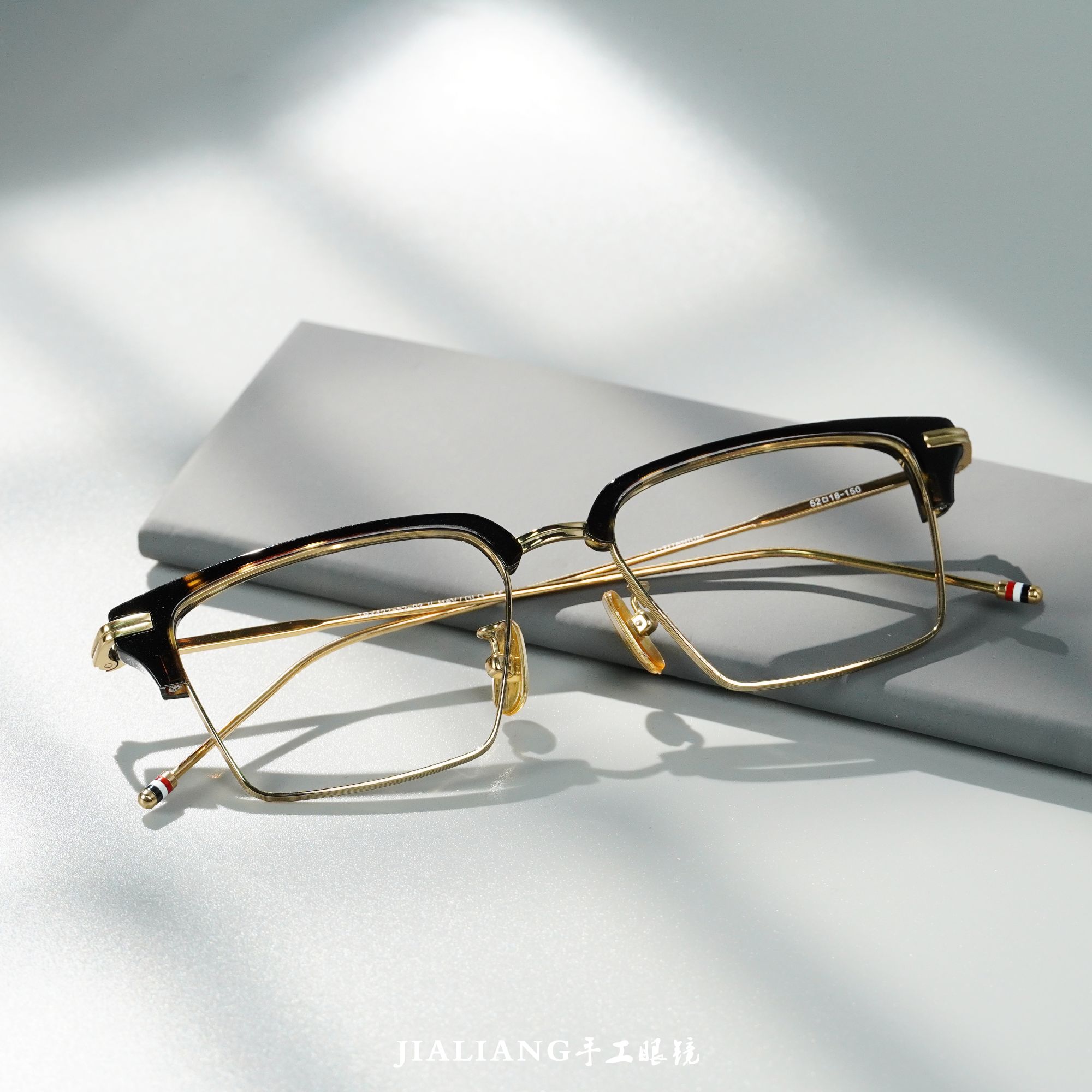 绅士TBX422高档超轻蓝光高清防辐射手工可配近视变色网红经典眼镜