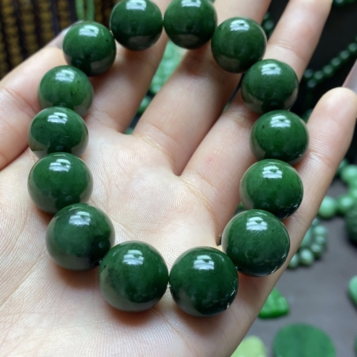 和田玉手串未镶嵌