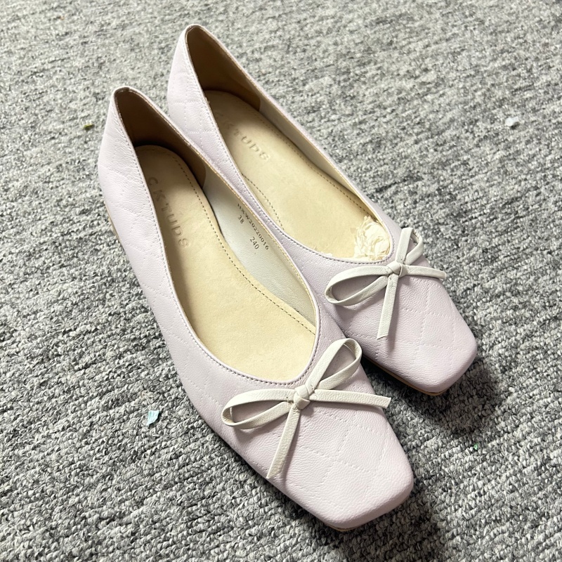 25款时尚休闲百搭外穿休闲女鞋低跟浅口单鞋-0695