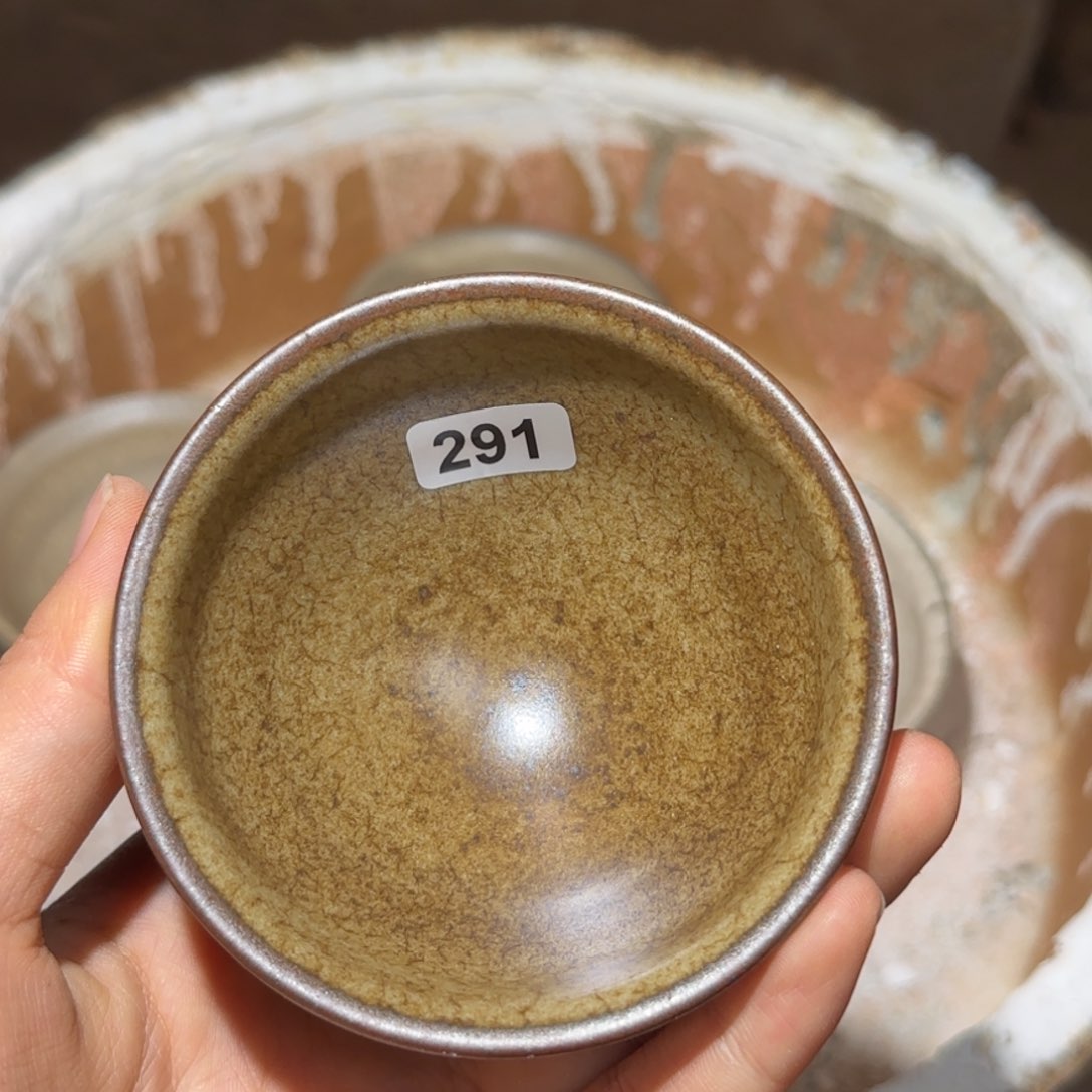 茶盏龙窑柴烧原矿原釉291