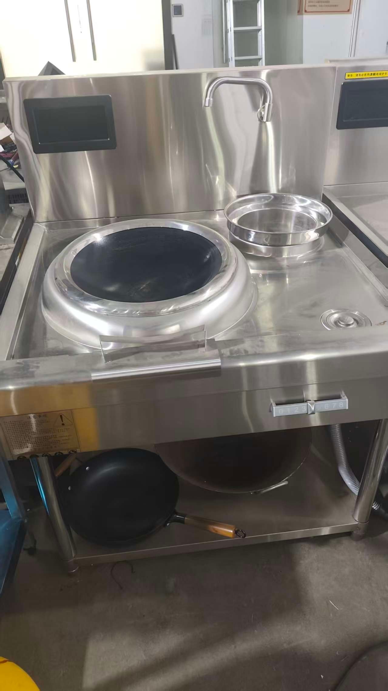源头工厂清货带置物架8000W电磁炉