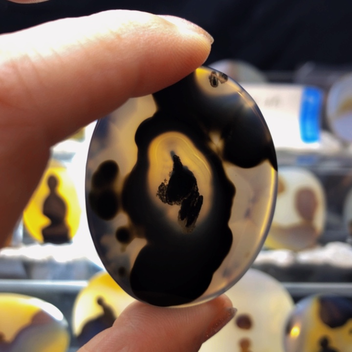 合金玛瑙/玉髓珠宝奇石华*129