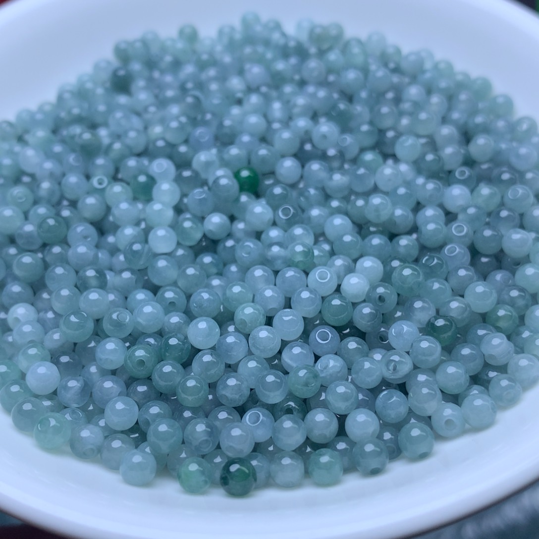 【闪购商品】未镶嵌手链翡翠卡3.5冰蓝水100个