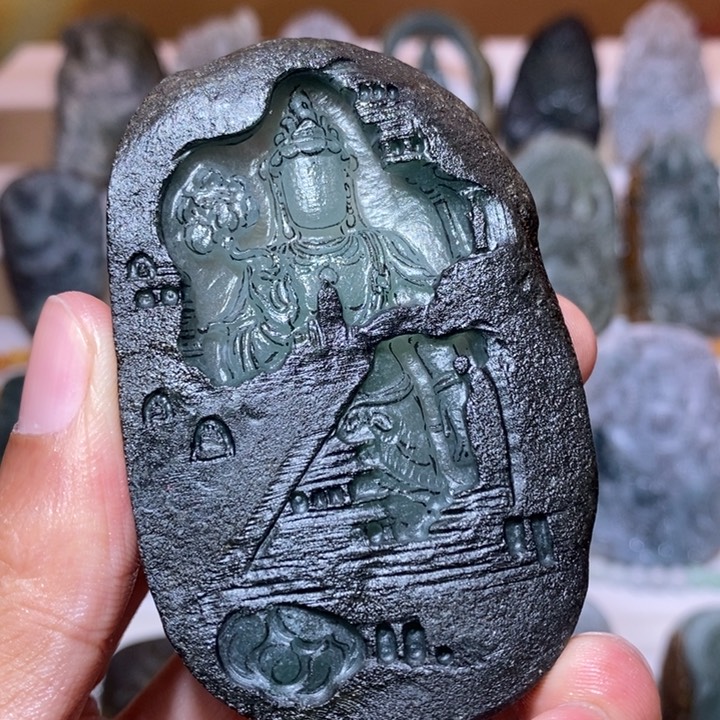 未镶嵌定制翡翠龍*風翡翠