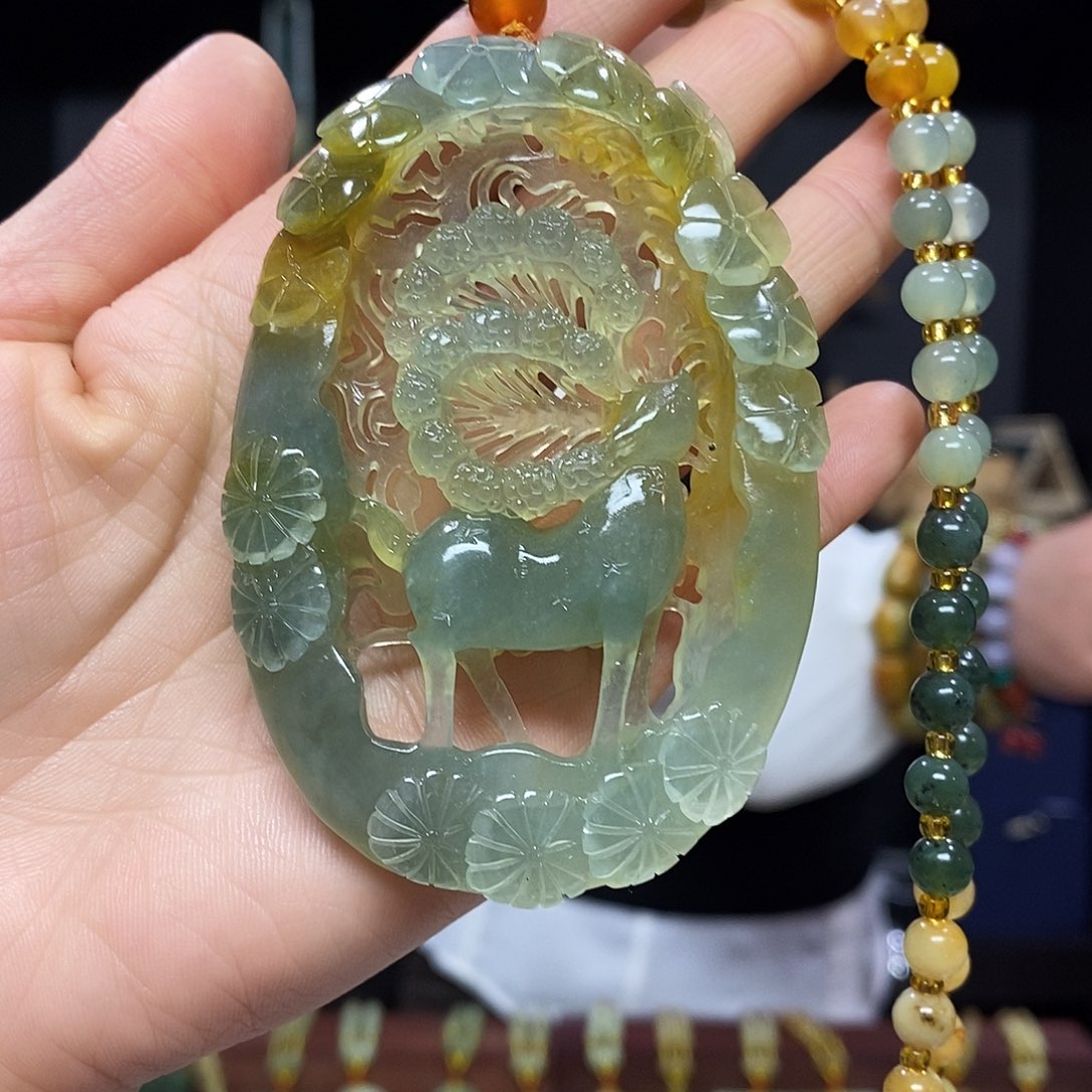 岫玉挂件吊坠未镶嵌