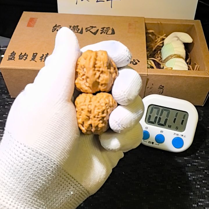 文玩核桃把件∑****)文玩核桃蛤蟆头