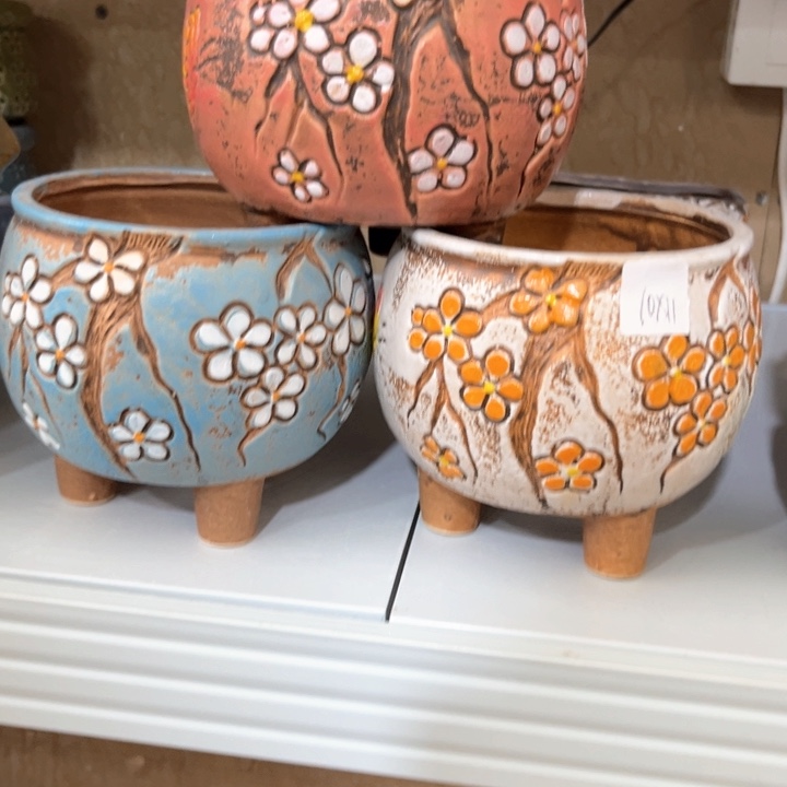 紫砂花盆粗陶材质多肉花盆