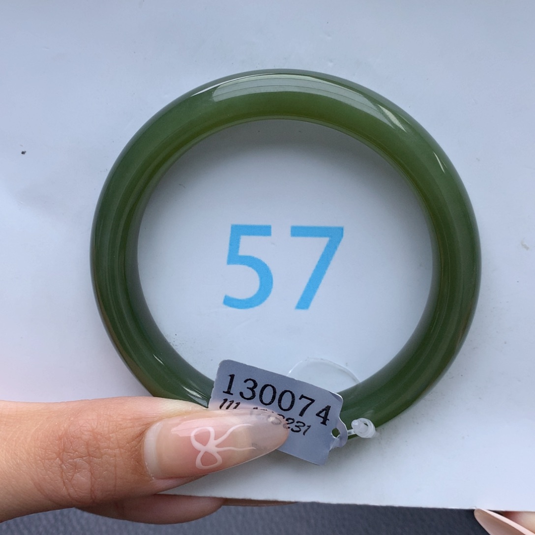 和田玉手镯未镶嵌赞***去