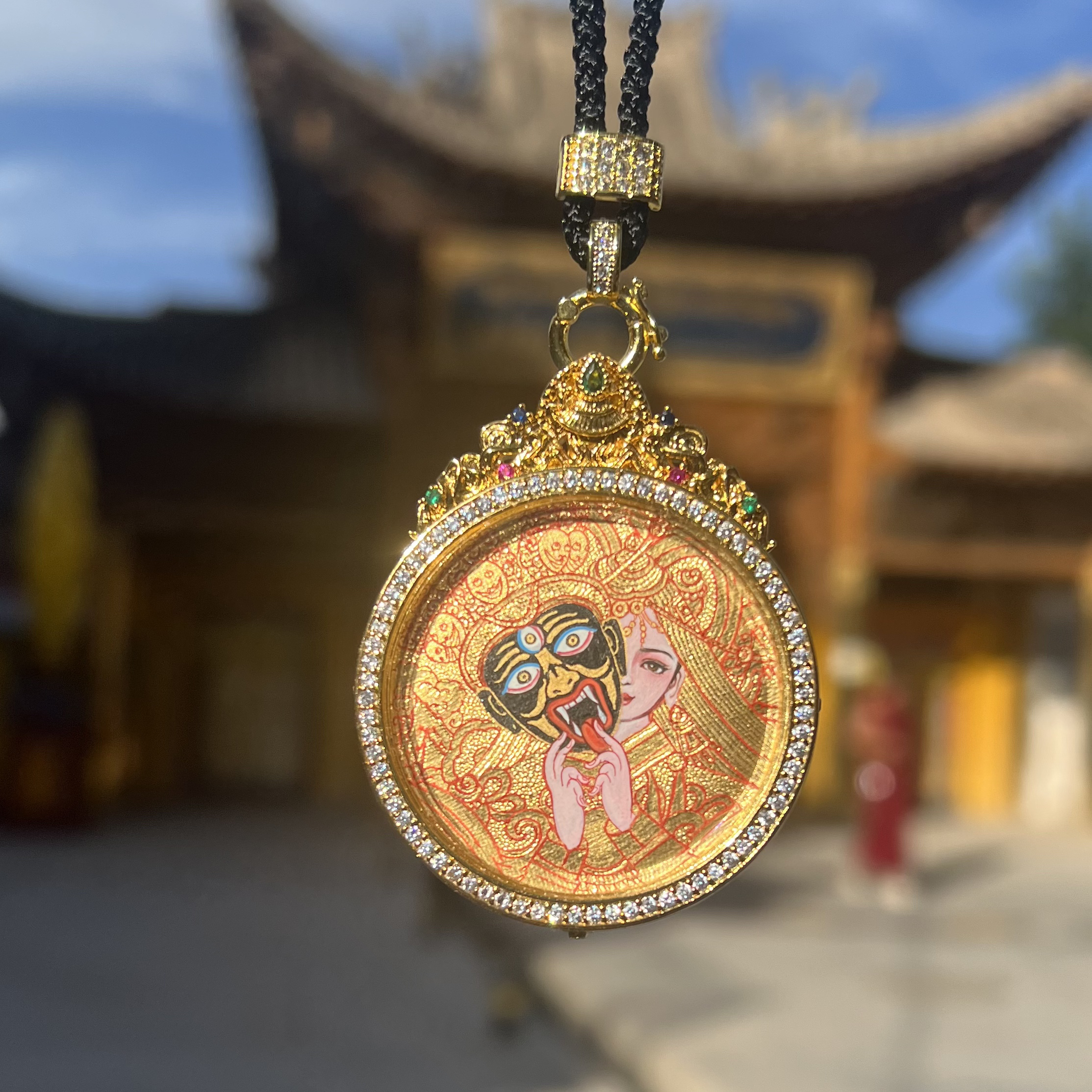 扎基拉姆前事今生唐卡金唐