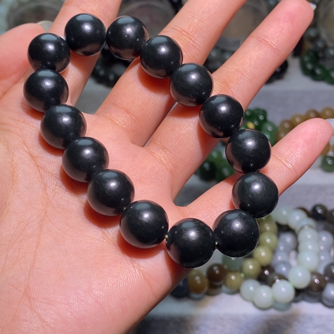 和田玉未镶嵌手链