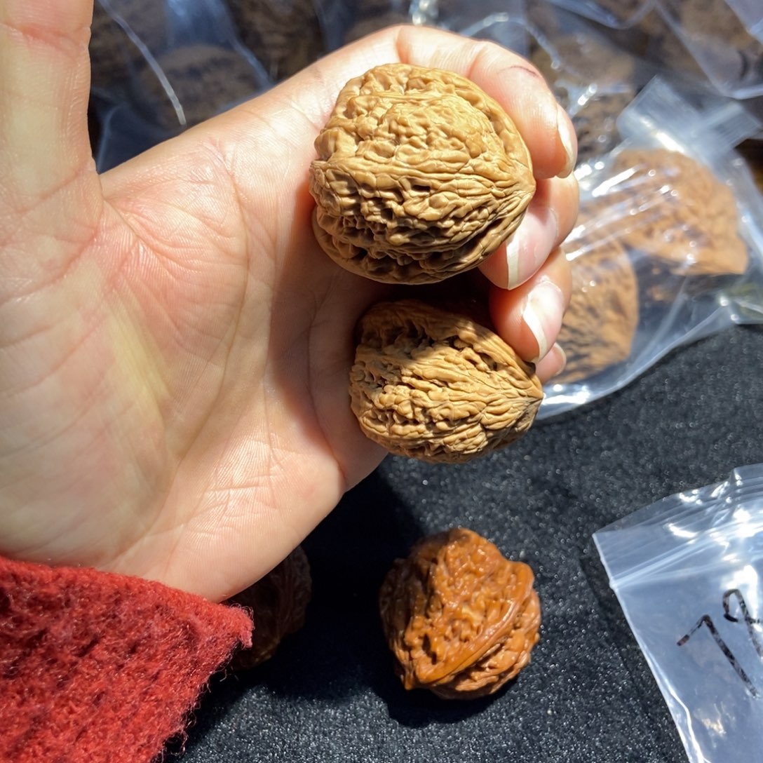 文玩核桃吊坠承德密纹78