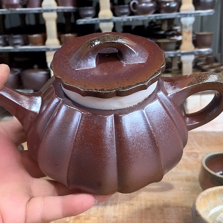 紫砂茶壶纯自然高温裸柴烧