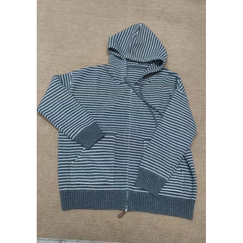 【琳姐】秋冬新款条纹开衫潮流时尚毛衣针织衫2303