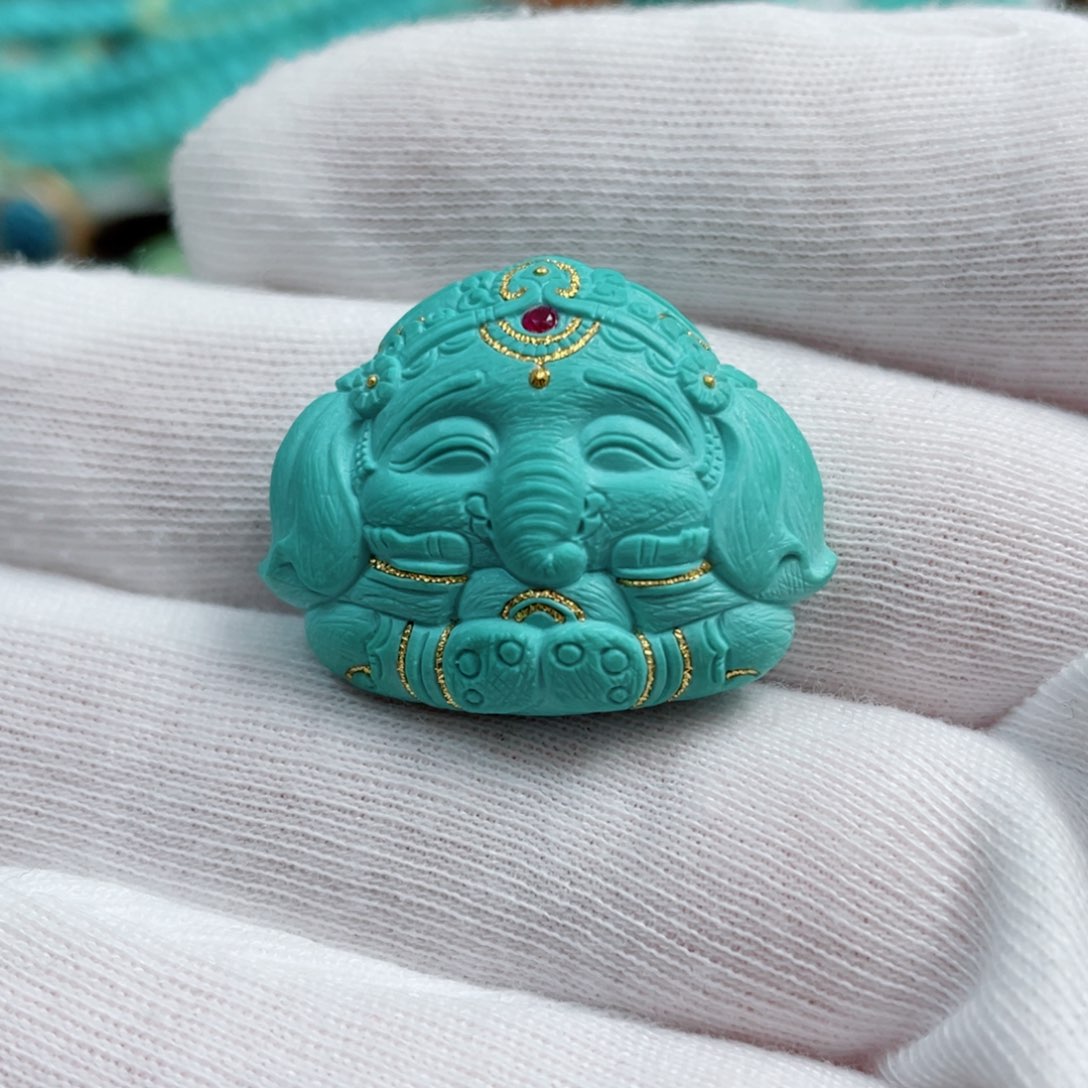 绿松石珠宝奇石未镶嵌