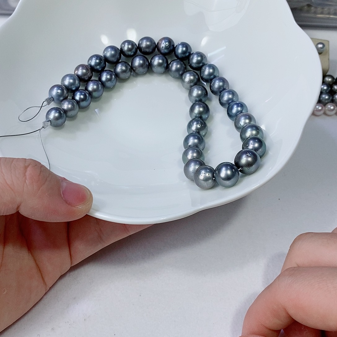 海水珍珠颈饰银S925镶嵌