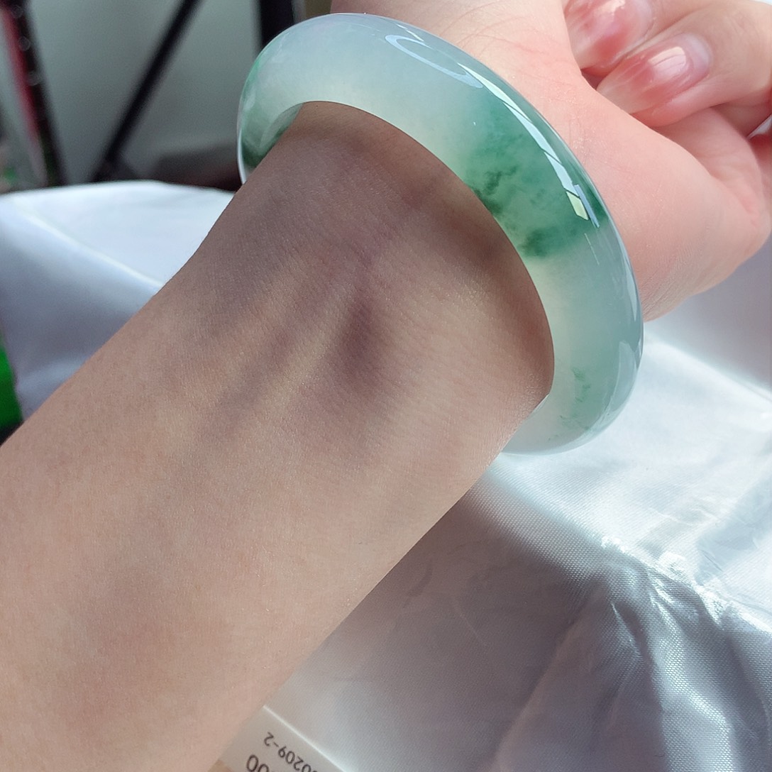 翡翠手镯未镶嵌天然A货翡翠54/55