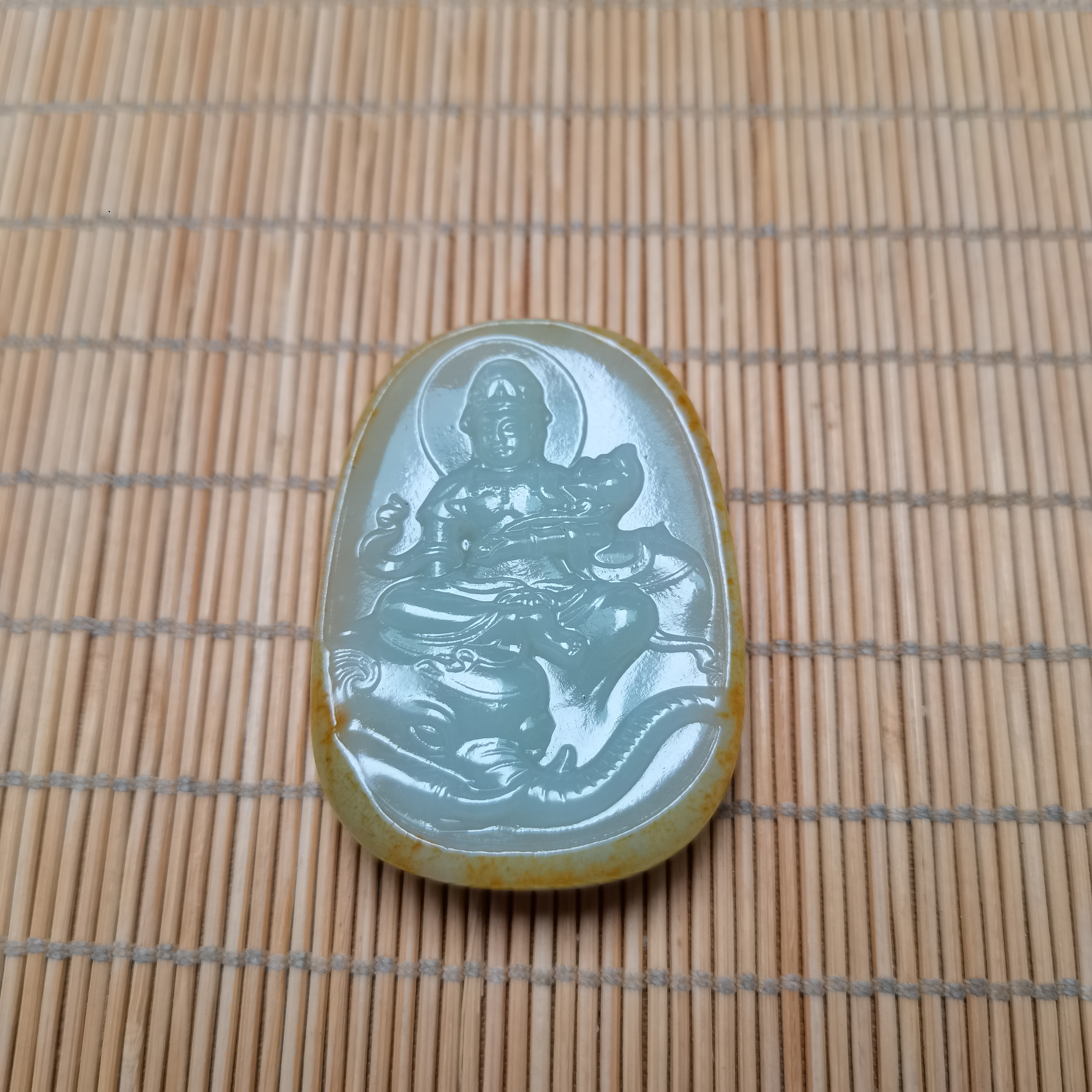 新疆和田玉普贤菩萨50克