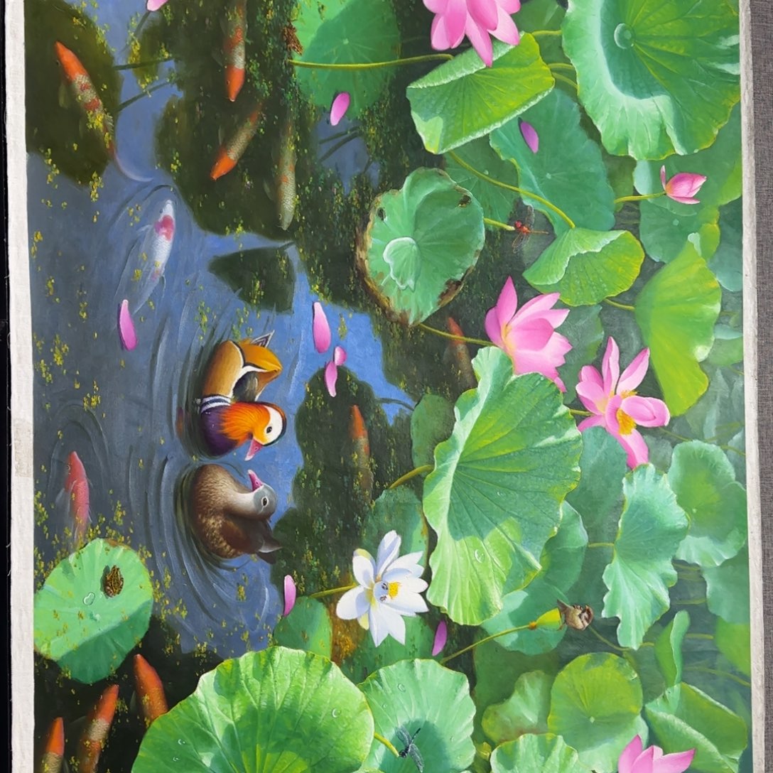 油画我也不知道为什么这么