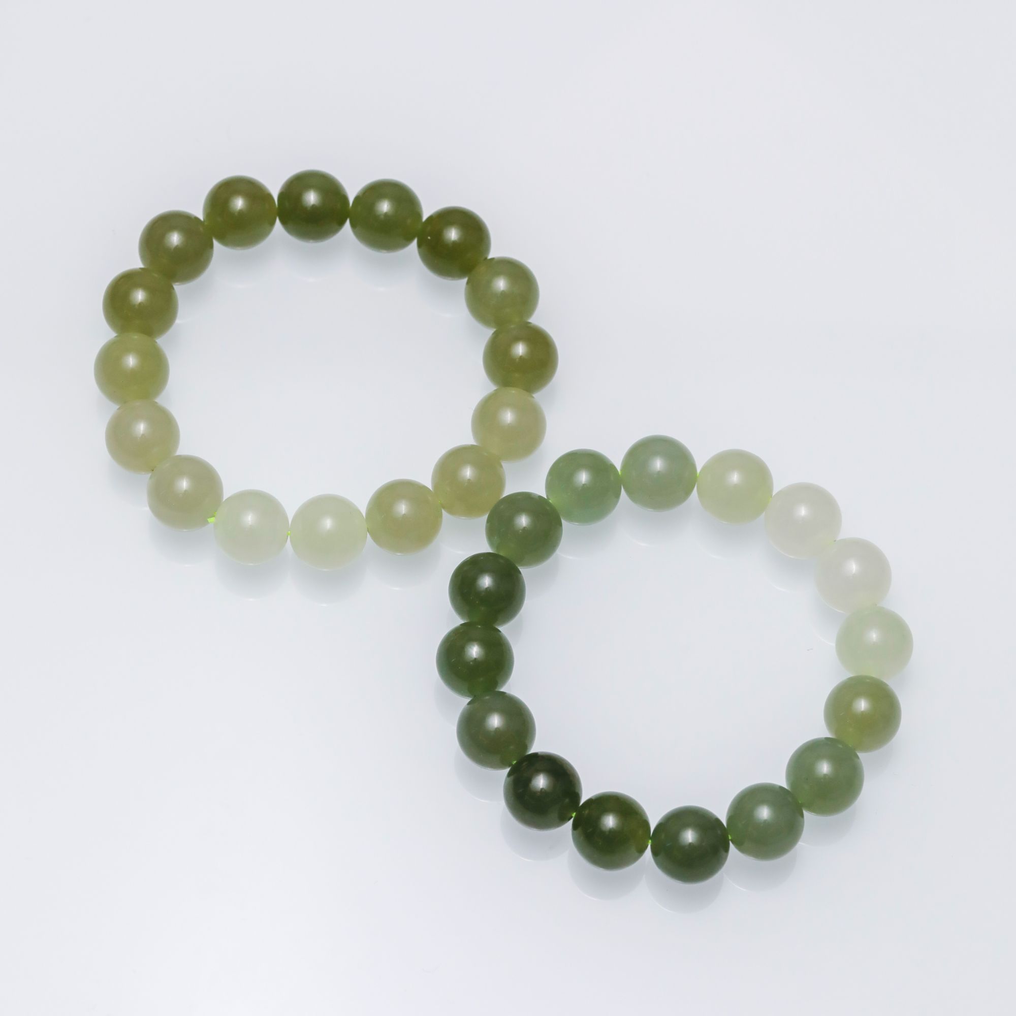 预售和田玉（青海料）多宝渐变手串尺寸约12mm多样发发一件