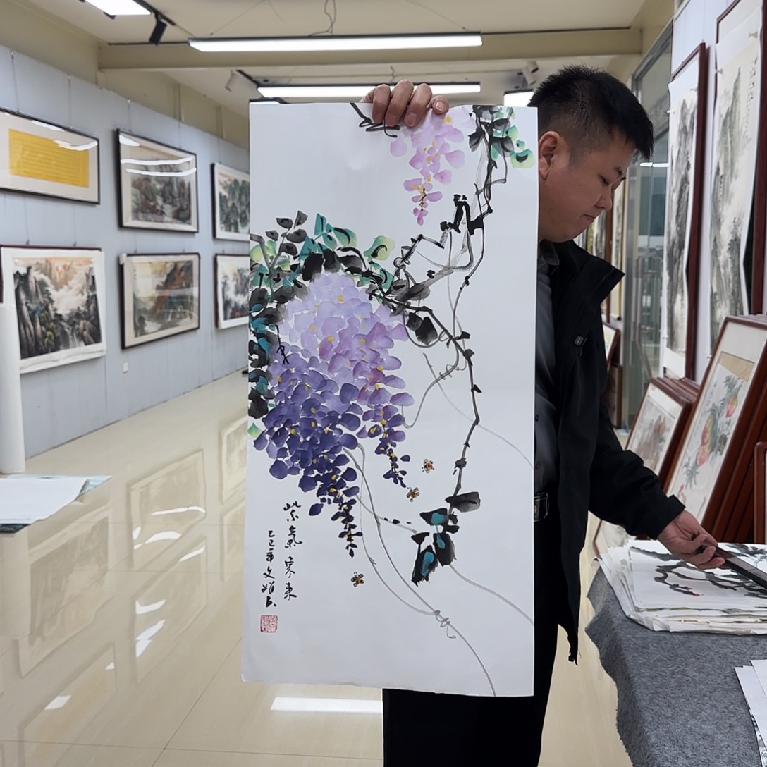 国画国画作品多次