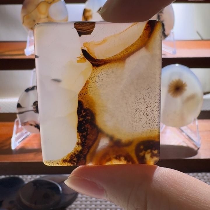 玛瑙/玉髓合金颈饰