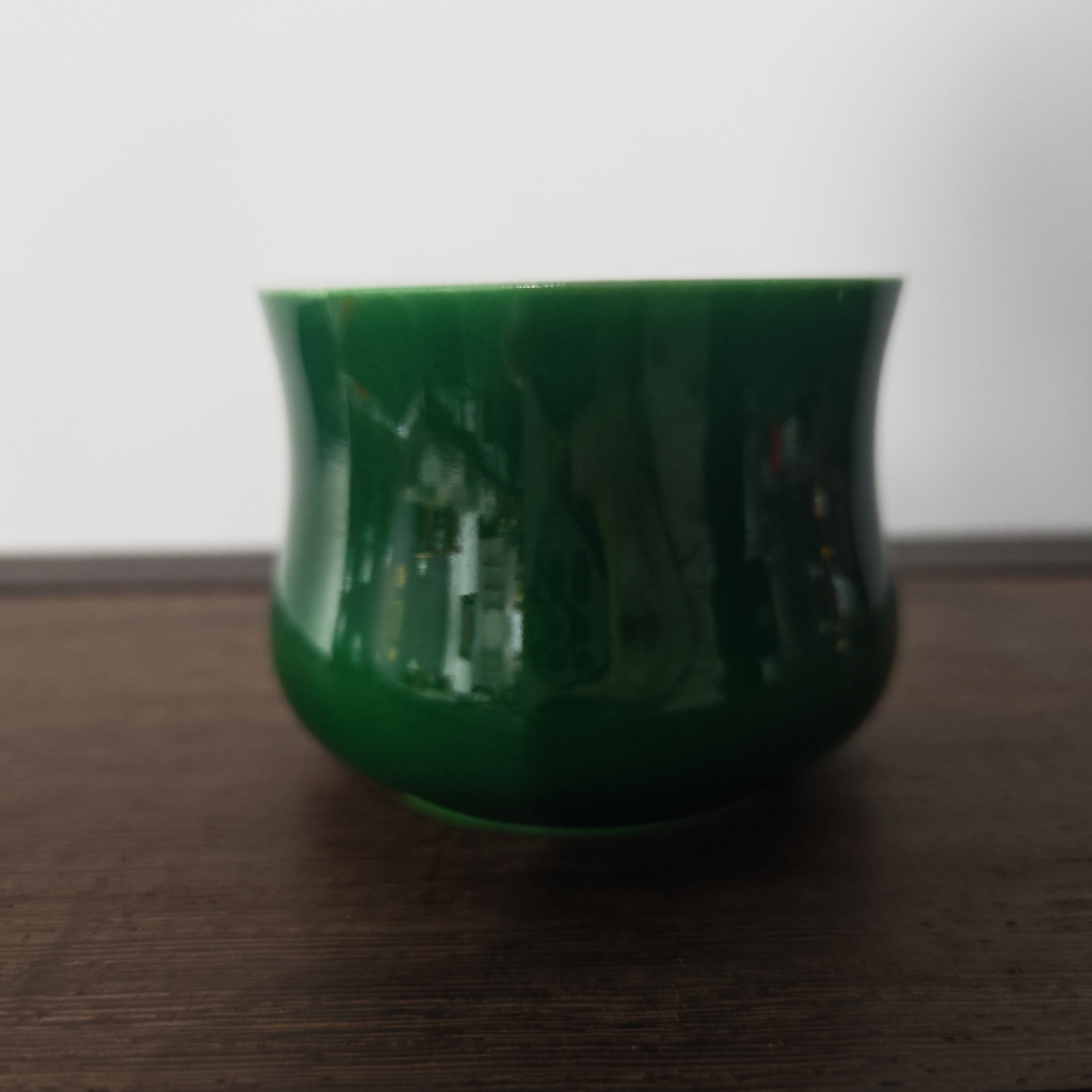  【景德镇】高温陶瓷，绿釉大杯